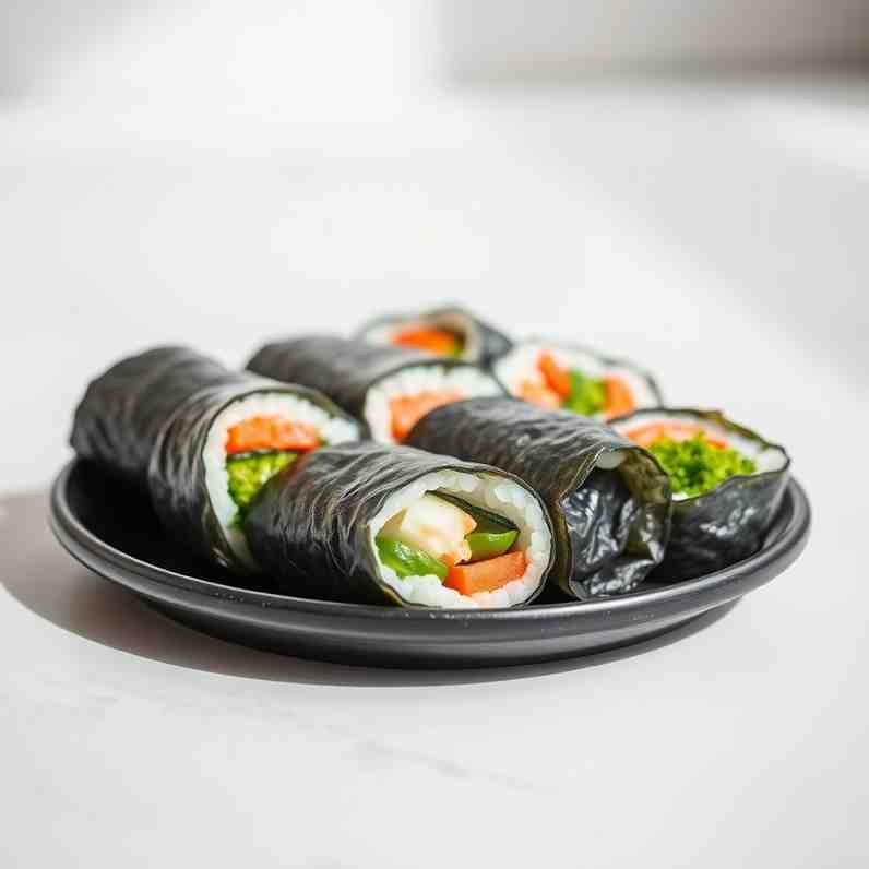 Kimbap - Easy Korean Sushi Hand Rolls for One