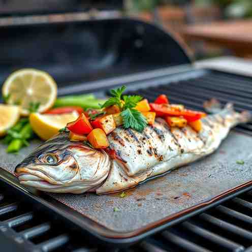 Grilled Fish - Easy Veggie-Stuffed Recipe for Grill