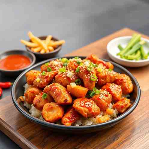 Spicy Korean Chicken & Rice Cakes - Dakgalbi Recipe