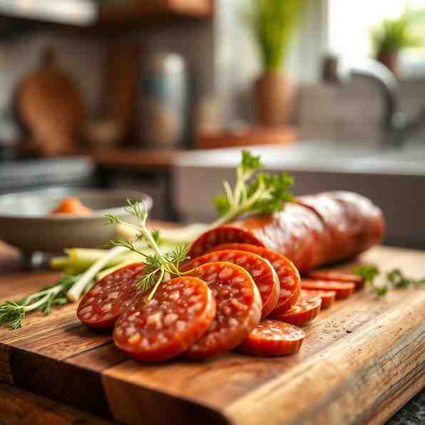 Longeole Sausage with Fennel at Home