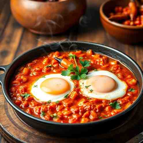Easy Shakshuka Recipe - Best Spicy Tomato Eggs