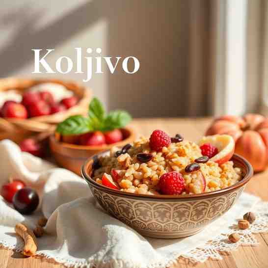 Koljivo Recipe - Sweet Whole Grain Dish for Celebrations