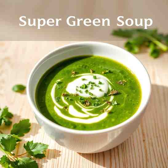 Super Green Soup - The Best Leafy Vegetables Recipe