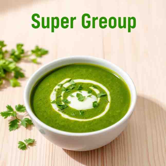 Super Green Soup - The Best Leafy Vegetables Recipe