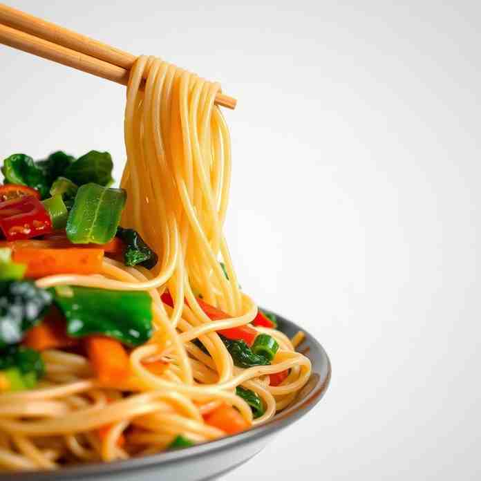 Japchae - Glossy Korean Glass Noodles