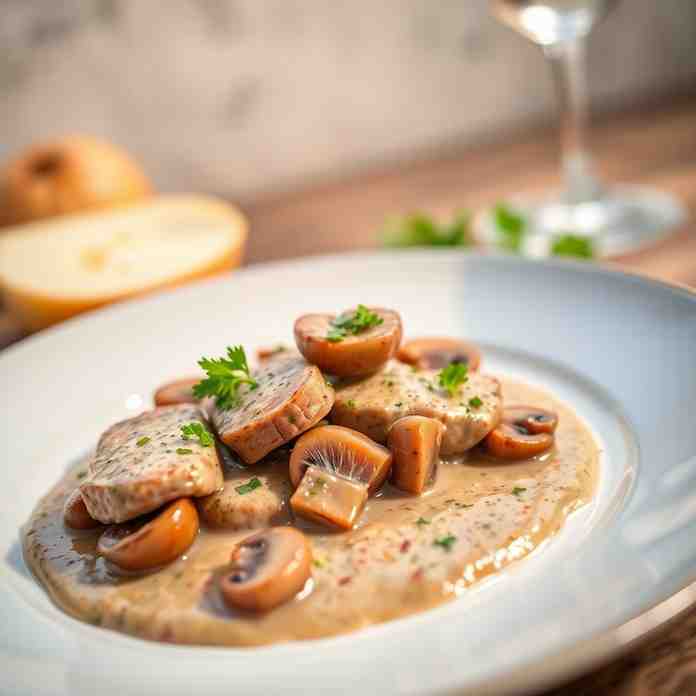 Zürcher Geschnetzeltes - Creamy Mushroom Sauce Recipe