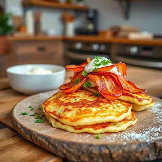 Raggmunk Recipe - Crispy Swedish Potato Pancakes & Bacon