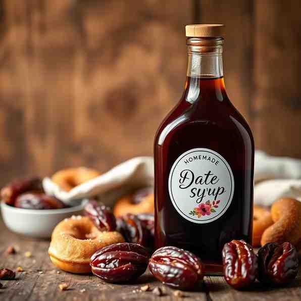 Homemade Date Syrup - Perfect for Small Donuts & More