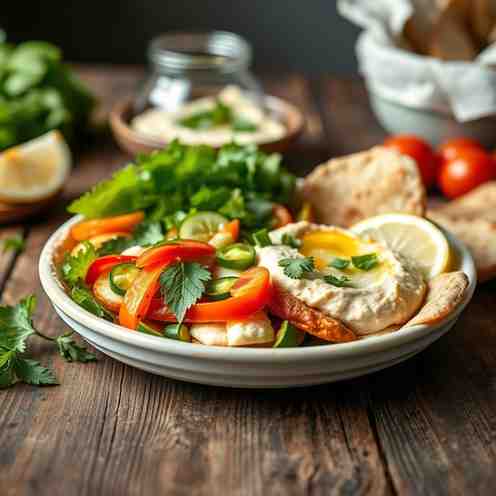 Quick & Easy Mediterranean Pita - Healthy Lunch & Meal Prep