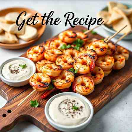Grilled Shrimp Shawarma Skewers | Get the Recipe