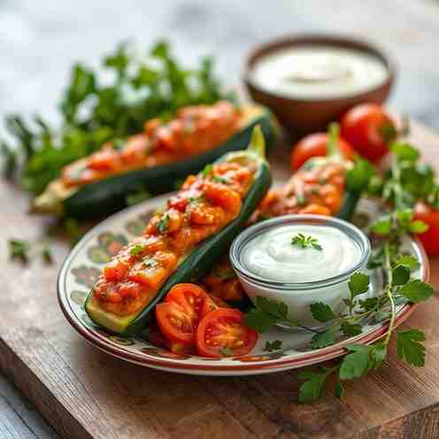 Kousa Mahshi - Best Tomato Sauce Recipe for Stuffed Zucchini