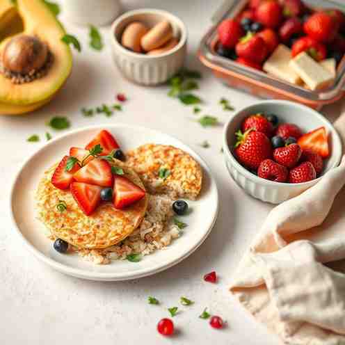 Easy Healthy Meal Prep Breakfast - Rice Cake Recipe