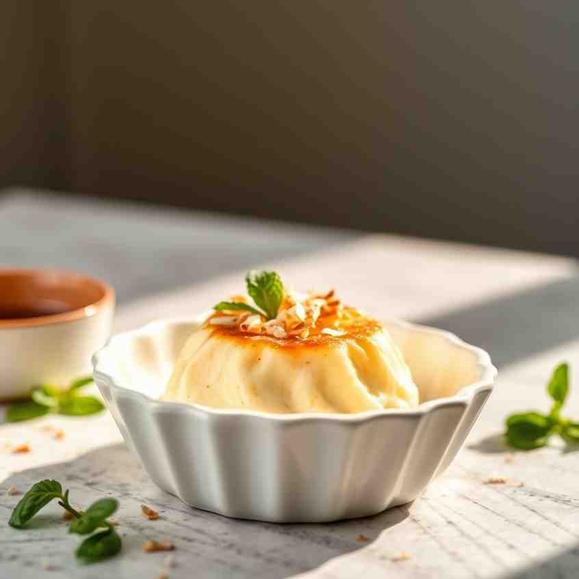 Baked Cassava Coconut Pudding - Gluten-Free