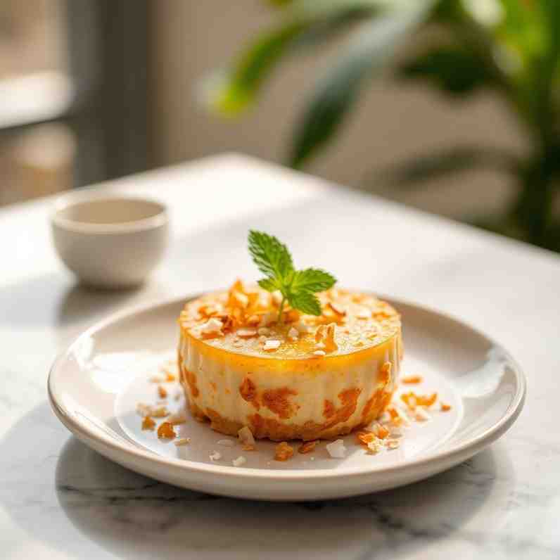 Baked Cassava Coconut Pudding - Gluten-Free