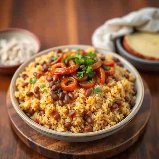 Mujadara - Easy Gluten-Free Rice Pilaf Recipe
