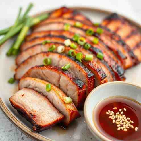 Grilled Pork Belly Recipe - (Samgyeopsal) + Ssam Sauce