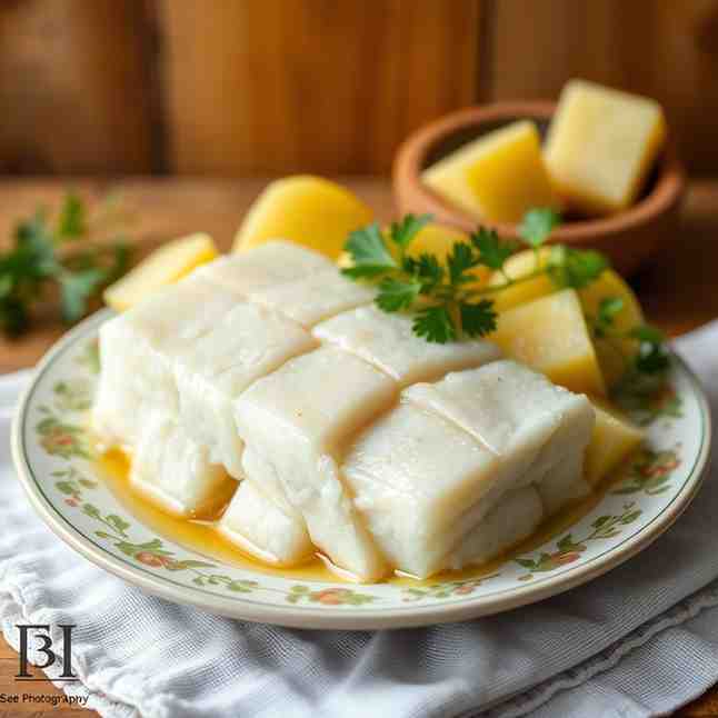 Traditional Lutefisk - Oven-Baked Perfection
