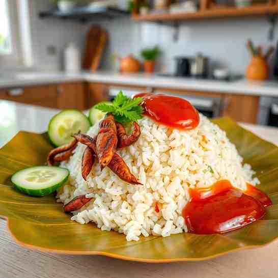 Nasi Lemak Recipe - Malaysian Coconut Rice Today