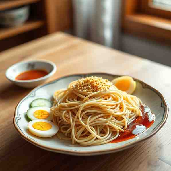 Naengmyeon - Korean Cold Noodles at Home
