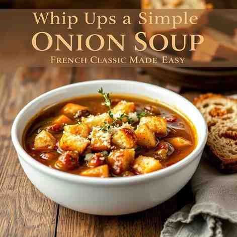 Whip Up a Simple Onion Soup Recipe - French Classic Made Easy