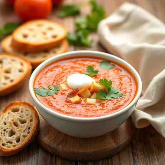 Easy Gazpacho Recipe - Spanish Cold Tomato Soup