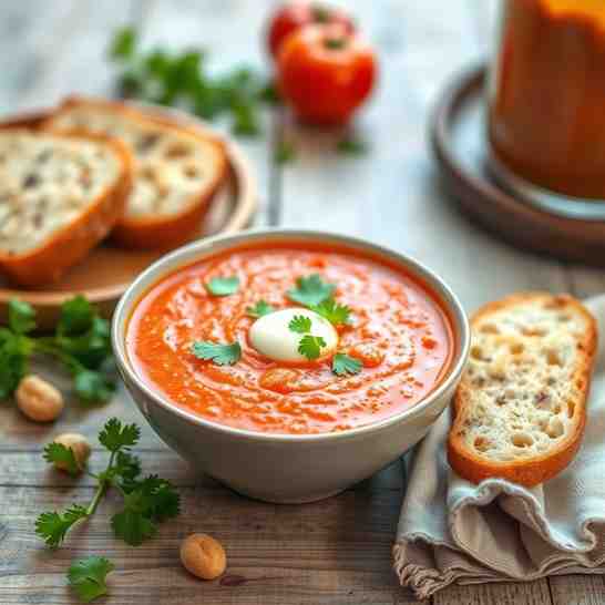 Easy Gazpacho Recipe - Spanish Cold Tomato Soup