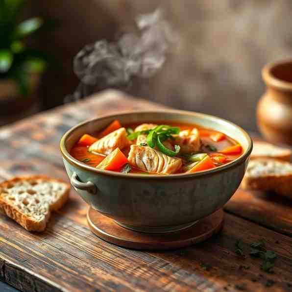 Hearty Spicy Fish Soup Recipe
