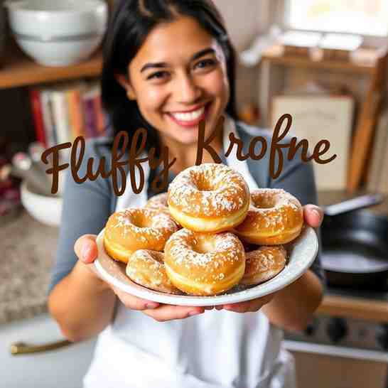 Fluffy Krofne - Easy Donut Mixture Recipe & Frying Tips