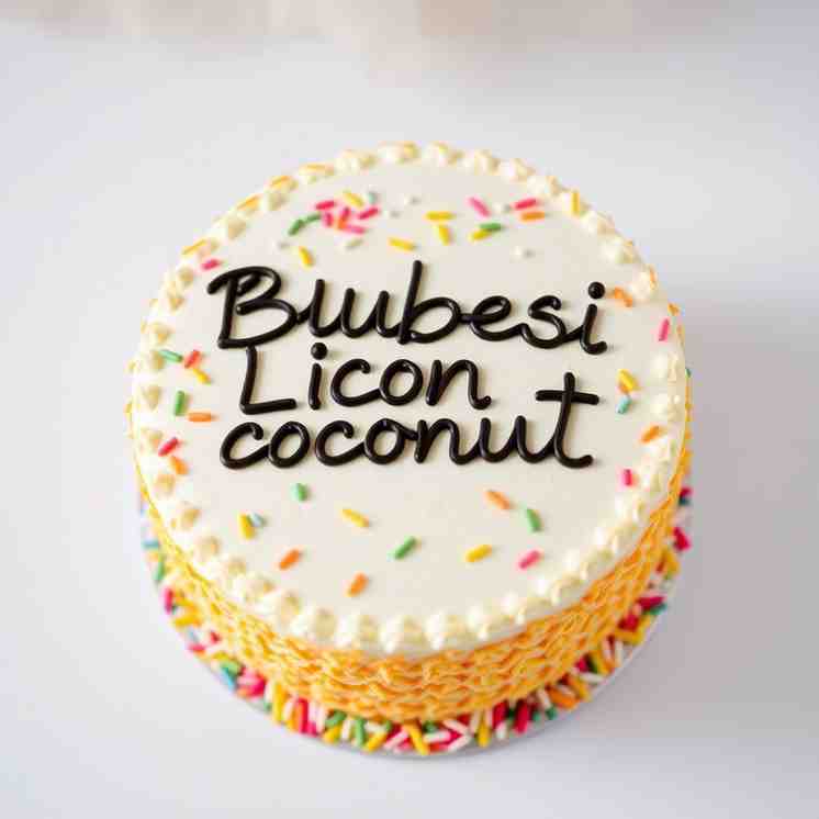 Bhubesi Lion Coconut Cake - Your 1st Birthday Treat