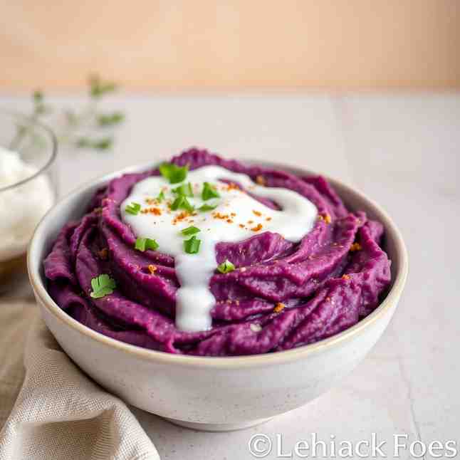 Vegan Coconut Milk Mashed Taro - Easy, Creamy & Gluten-Free