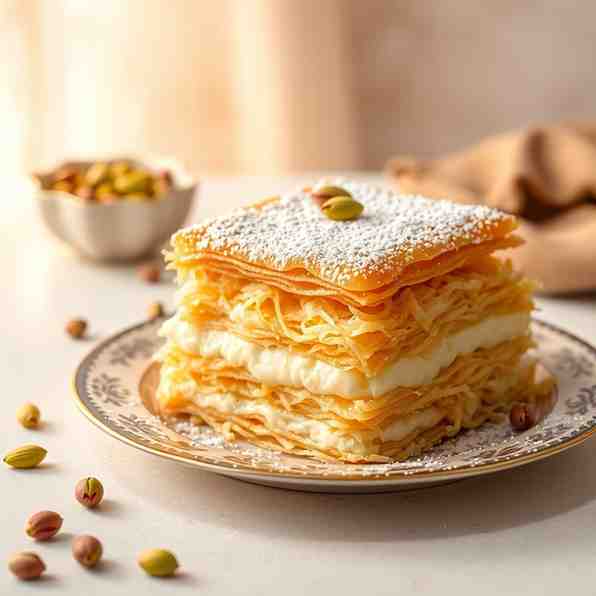 Classic Knafeh - Easy Kataifi Dough Recipe