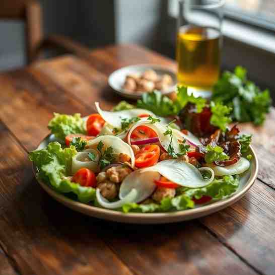 Fresh Salad Palmiste - Easy Heart of Palm Recipe