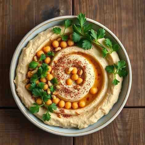 Fattet Hummus - High-Protein Vegetarian Chickpea Dish