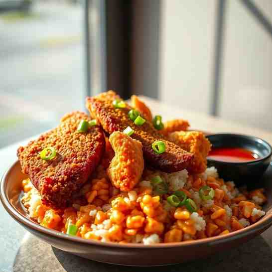 Crispy Curry Chicken & Rice - Katsu Recipe