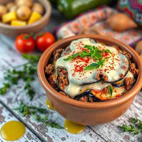 Cypriot Moussaka - Mediterranean Dish