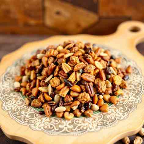 Dabo Kolo - Spicy Eritrean Snack Mix Recipe (Baked)