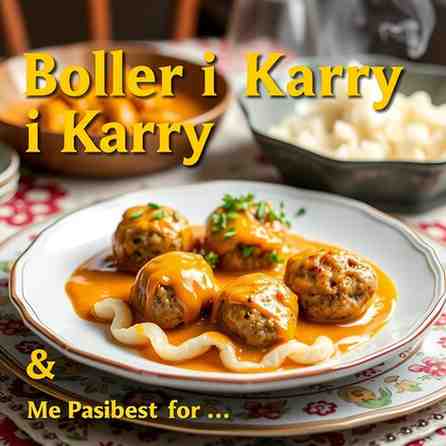 Danish Boller i Karry - Best Sauce for Meatballs (Easy Recipe)