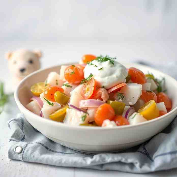 Danish Krabbesalat - Easy Seafood Salad Recipe