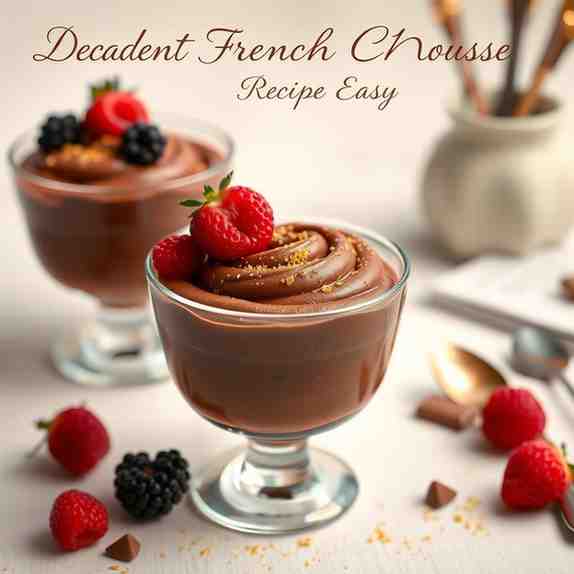 Decadent French Chocolate Mousse Recipe (Easy)