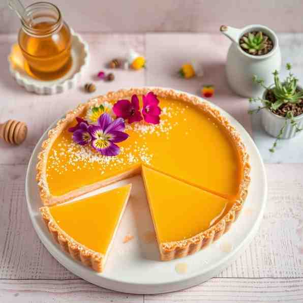 Delicious Honey Tart Recipe - Easy Dessert Using Honey