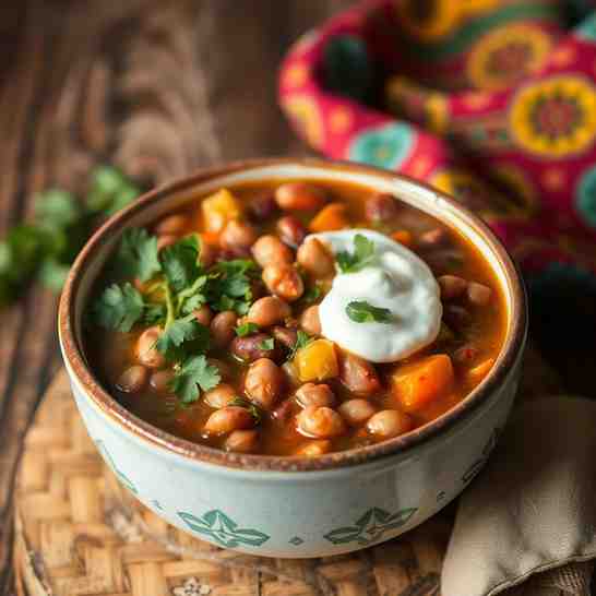 Easy Bean Stew Recipe - Healthy West African Soup for One