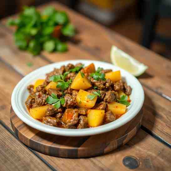 Costa Rican Picadillo de Papa - Easy Beef & Potato Recipe