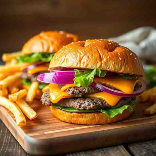 Easy Homemade Beef Burgers