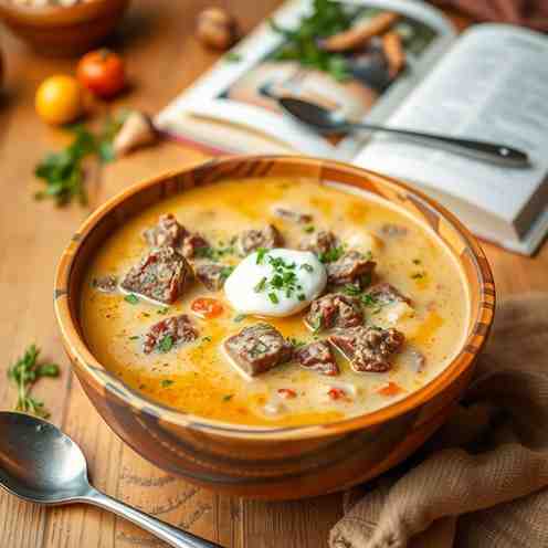 Easy Beef Soup Recipe - Make Creamy Nauryz Kozhe At Home