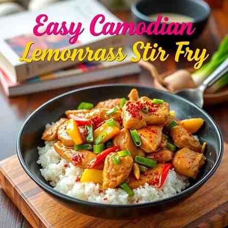 Easy Cambodian Lemongrass Chicken Stir Fry | Quick Recipe