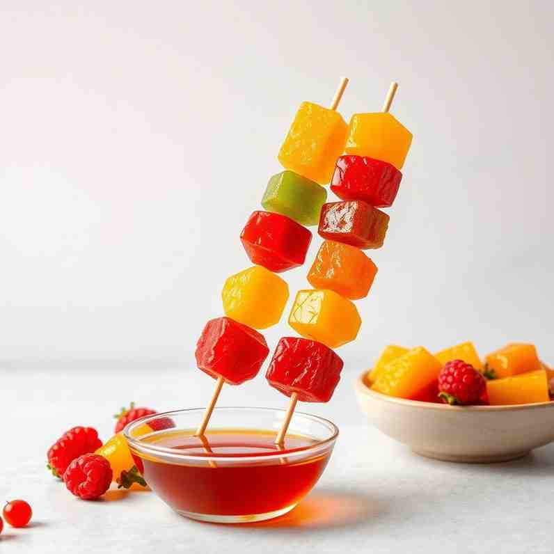 Homemade Tanghulu - Easy Candied Fruit Skewers Recipe