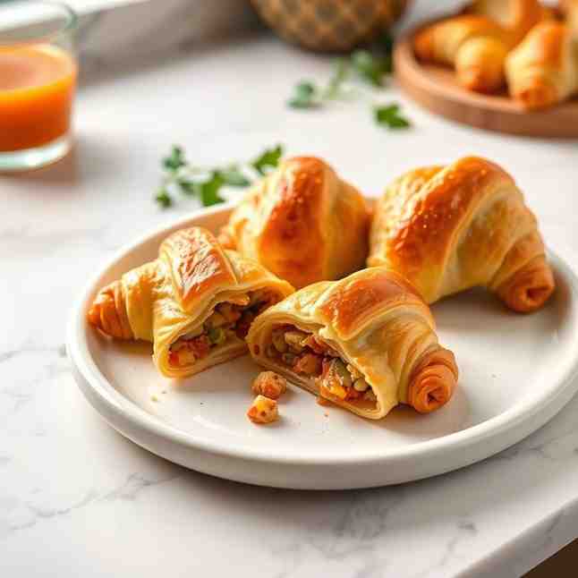 Quick Croissants Rellenos - Easy Crescent Roll Sheet Recipes