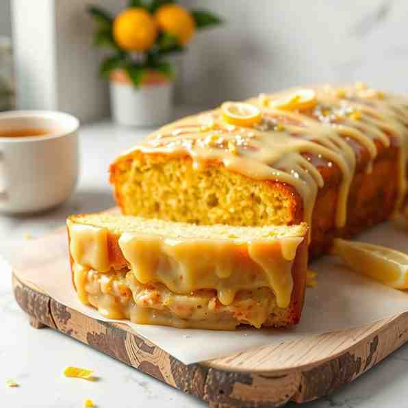 Zesty Lemon Loaf Cake - Easy Drizzle Recipe