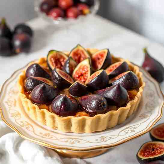 Easy Fig Tart - Fruit Tarts Cake