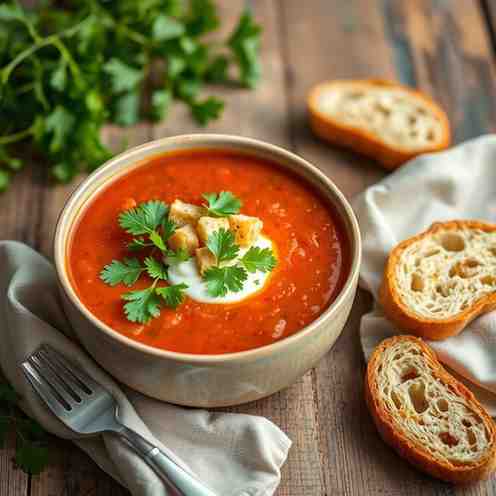 Easy Gazpacho Recipe - Spanish Cold Tomato Soup